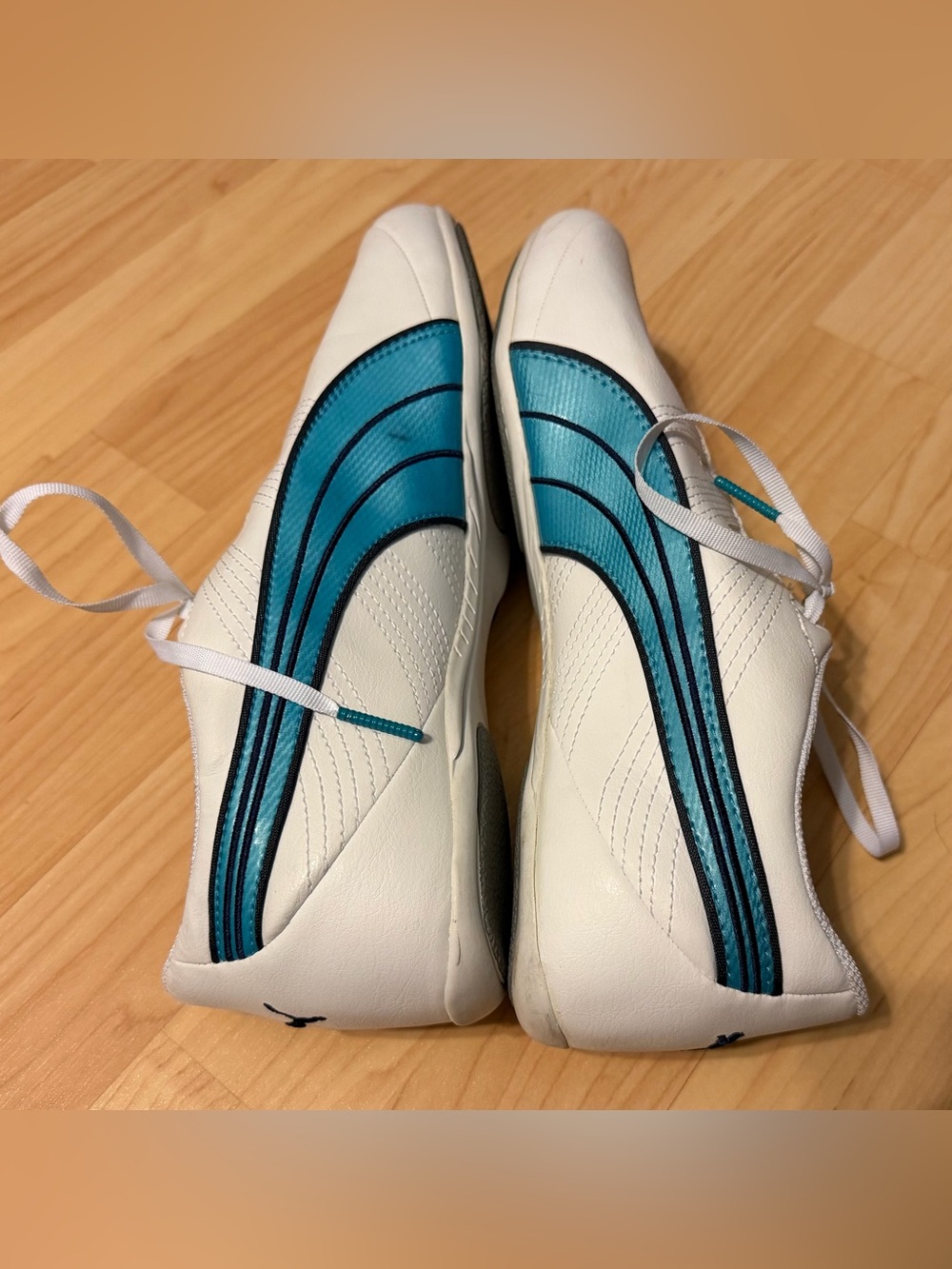Puma White & Blue Women's Shoes Sport Kicks Casual Sneakers Size 10 NWOT - Picture 5 of 9
